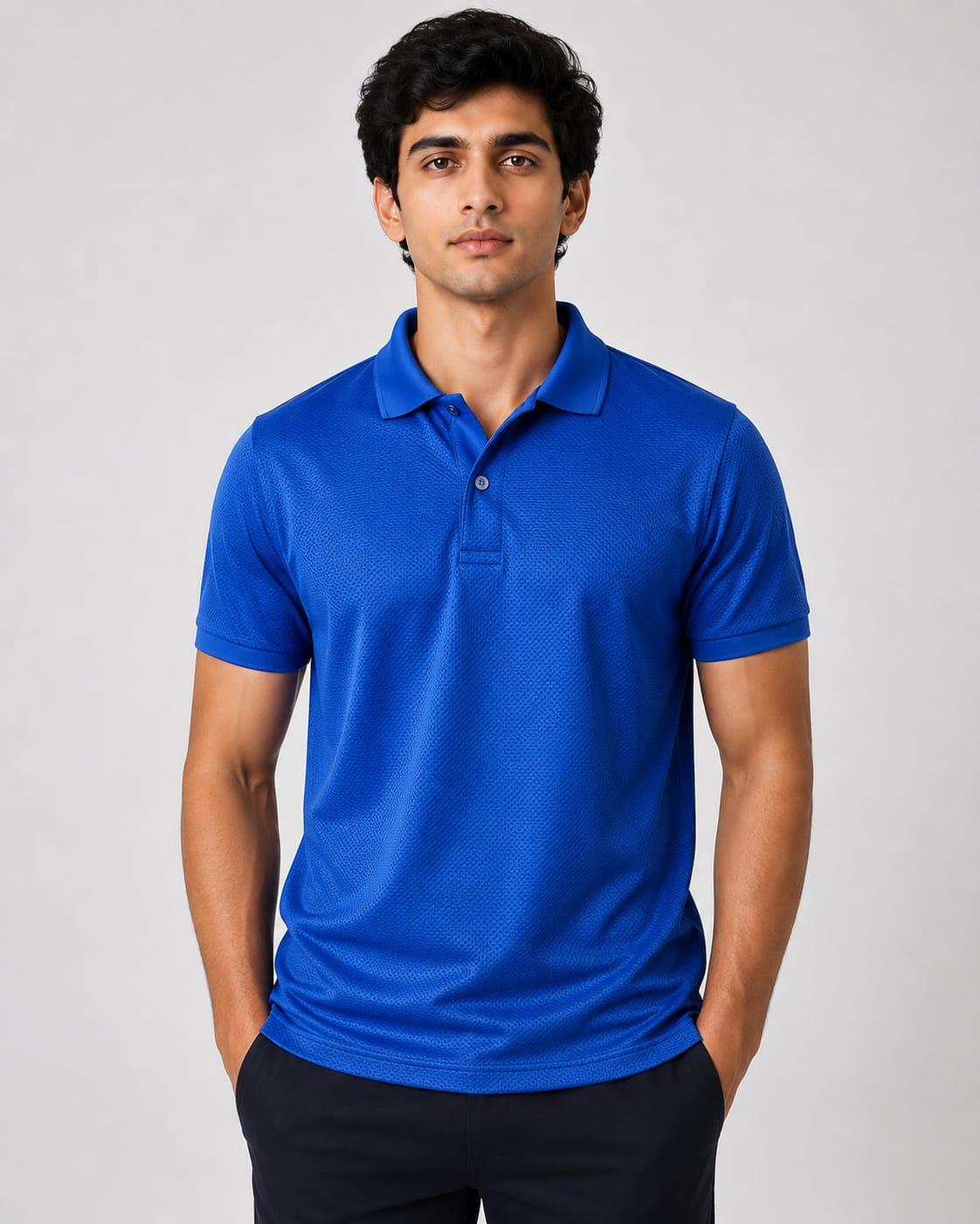Honeycomb Polyester T-Shirt